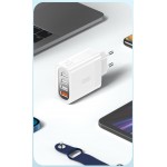 XO L100(EU) 4USB Γρήγορης Φόρτισης Φορτιστής 1 USB QC3.0 + 3 USB 2.4A